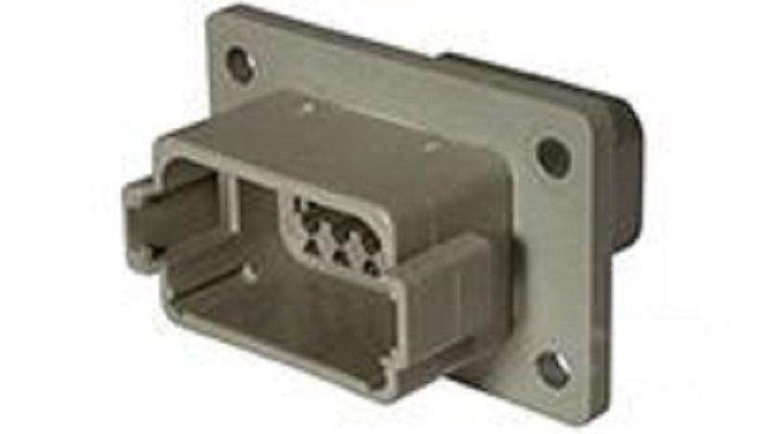 Deutsch, DT Automotive Connector Female Grey Panel Mount 12 Way Cable Termination DT04-12PA-L012