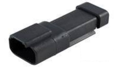 Deutsch, DT Automotive Connector Female Black Cable 2 Way Cable Termination DT04-2P-E005