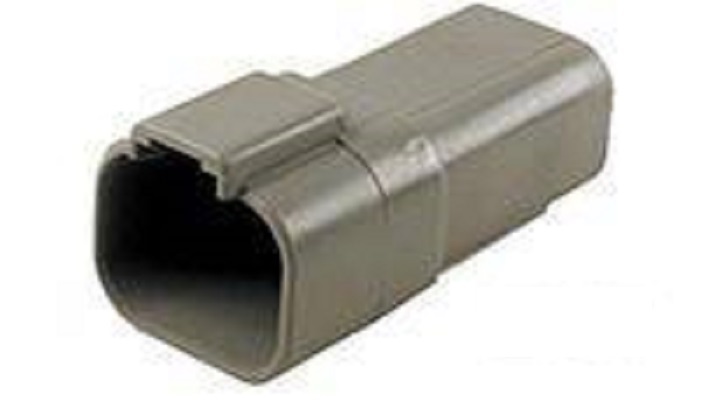Deutsch, DT Automotive Connector Female Grey Flange 4 Way Crimp Termination DT04-4P-C015