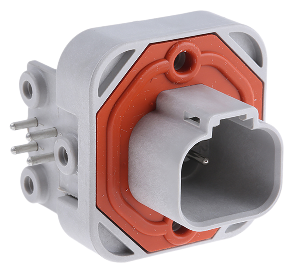 Deutsch, DT13 Automotive Connector Through Hole, Panel 4 Way Solder Termination DT13-4P