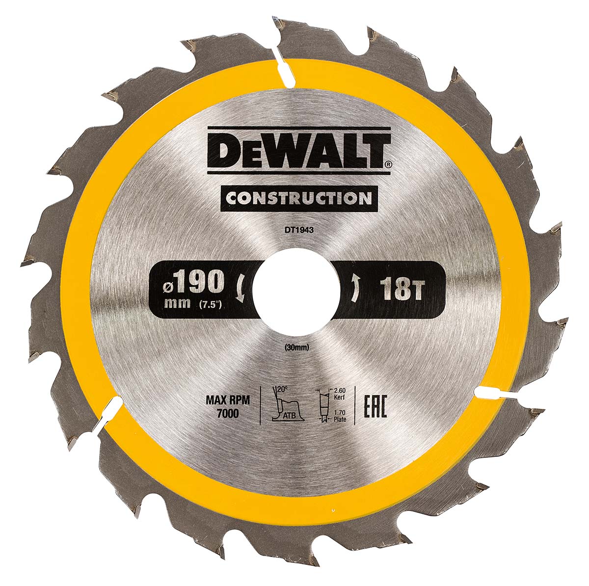 DeWALT 18 Teeth Per Inch 1 190 mm