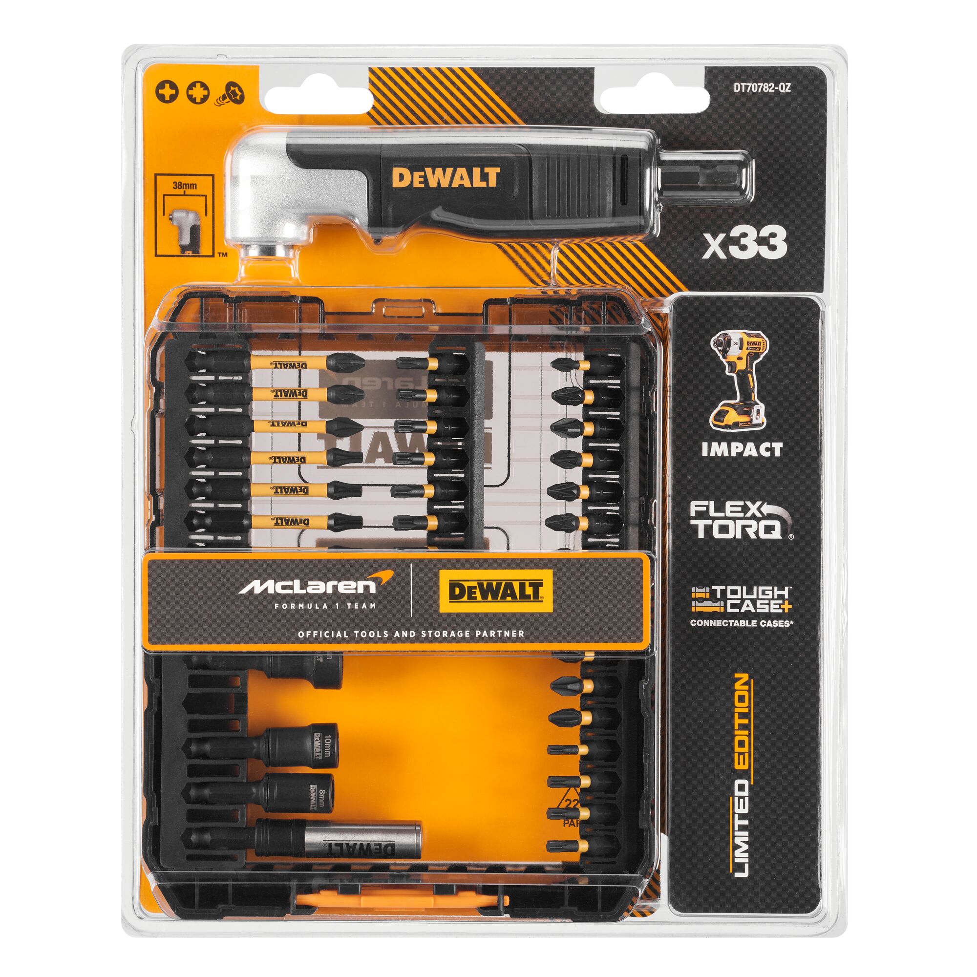 dt70782-qz DeWALT 33-Piece Impact Screwdriver Bit Set
