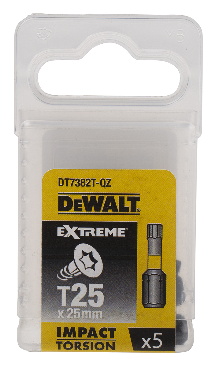 dt7382t-qz DeWALT Screwdriver Bit, Hex Drive 5-Piece