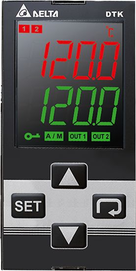 Delta Electronics DTK Panel Mount PID Temperature Controller 1 Input, 2 Output Relay 240V PID Controller, On-Off