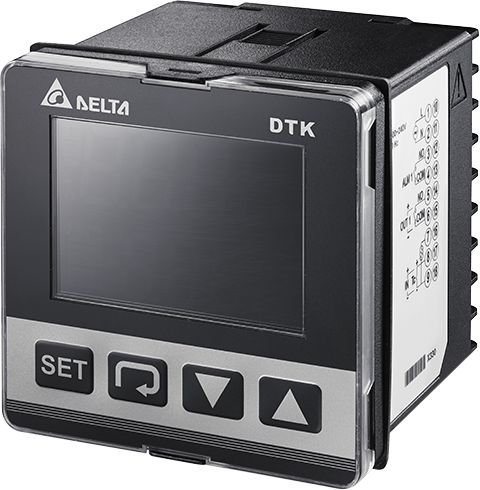 dtk7272r01 Delta Electronics DTK Panel Mount PID Temperature Controller 1 Input, 2 Output Relay 240V PID Controller, On-Off
