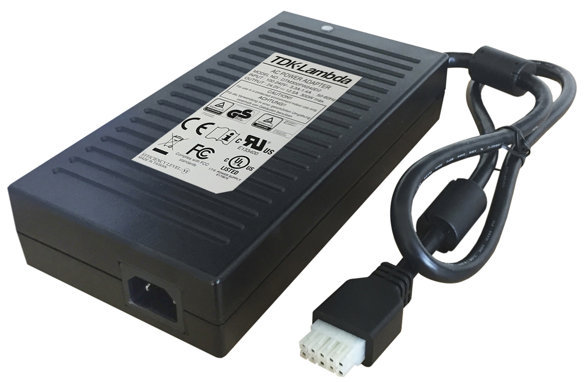 TDK-Lambda 300 W Power Adapter AC/DC Adapter 10 Pin 24V dc Output, 12.5 A