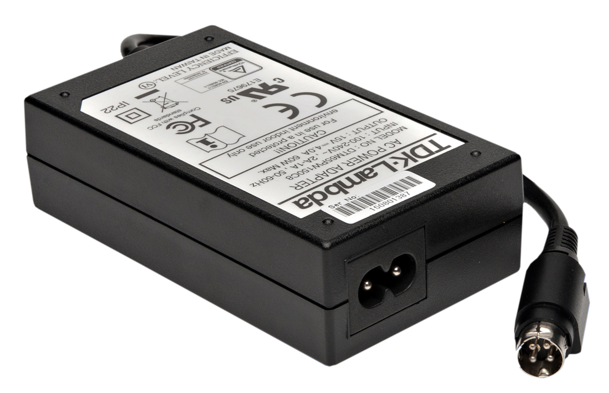 TDK-Lambda 65 W Power Adapter AC/DC Adapter C8 5V dc Output, 8 A