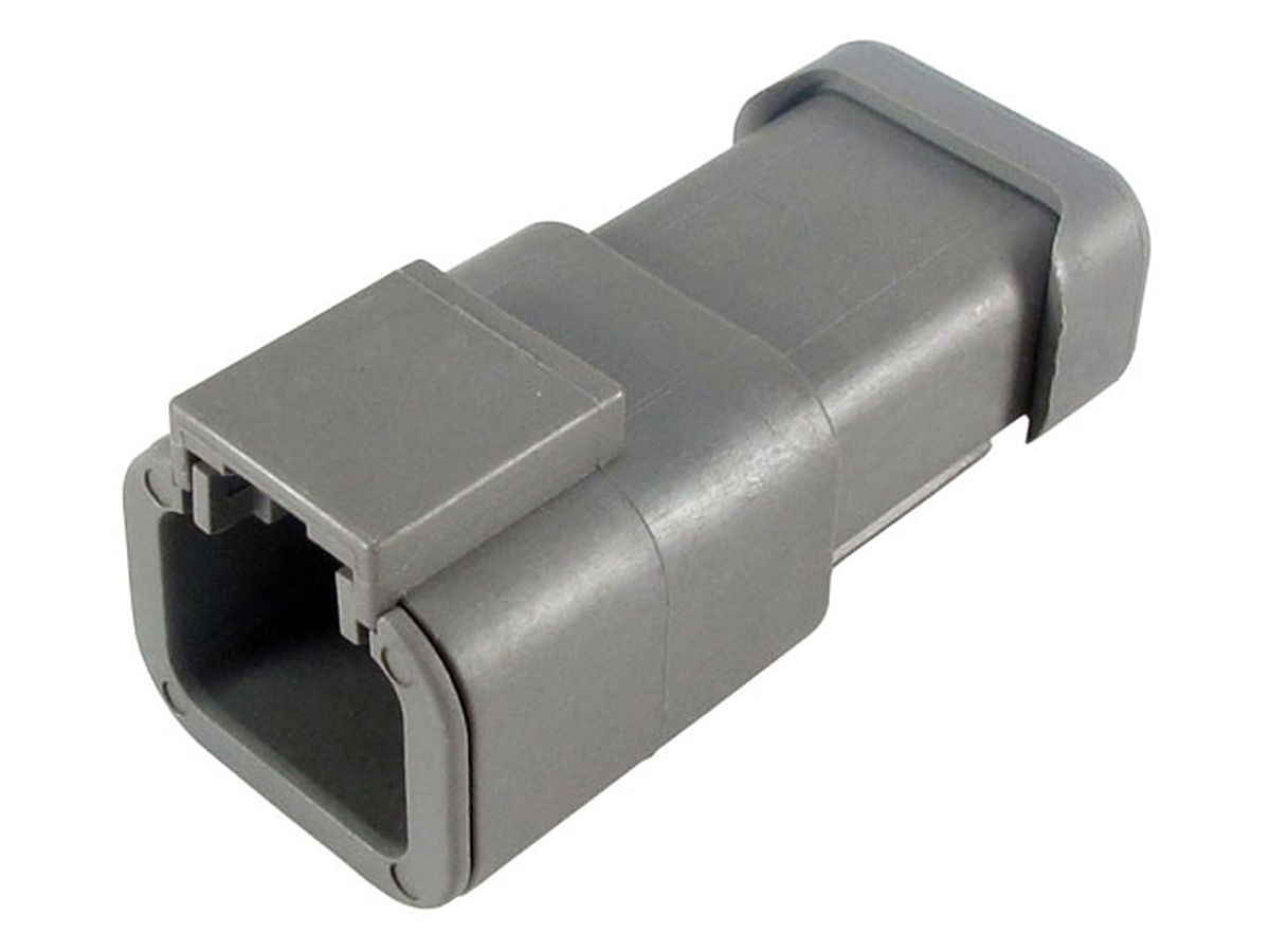 Deutsch, DTP Automotive Connector Female Grey Cable 2 Way Crimp Termination DTP04-2P-E003