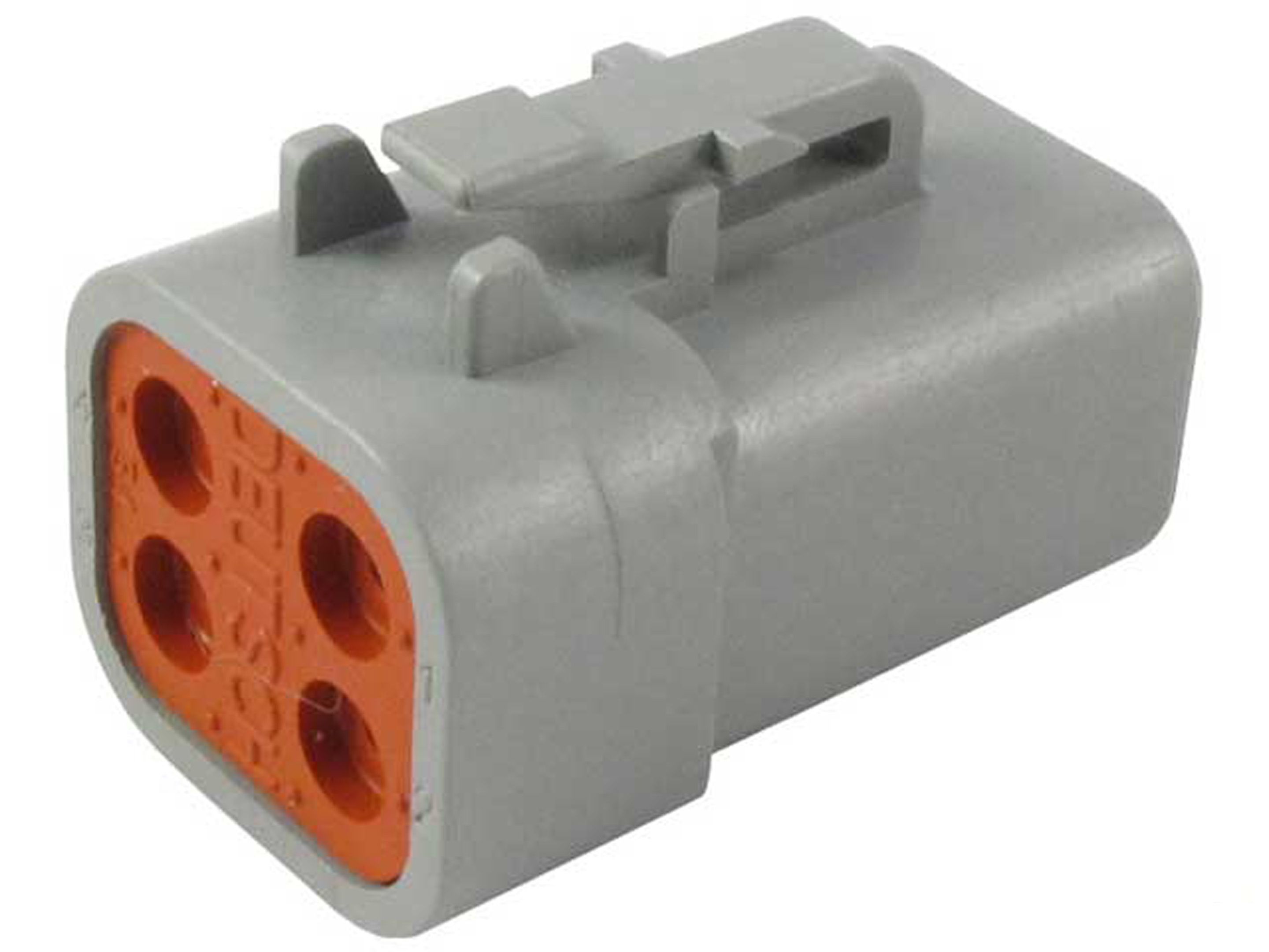 Deutsch, DTP Automotive Connector Male Grey Cable 4 Way Crimp Termination DTP06-4S
