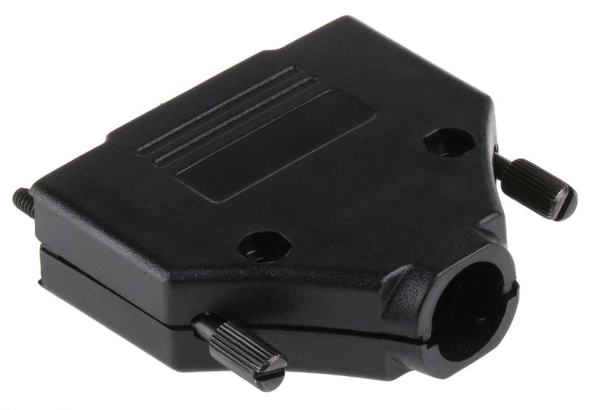 dtppk25-k MH Connectors MHDTPPK Series ABS Straight D-Sub Backshell, 25 Way Strain Relief