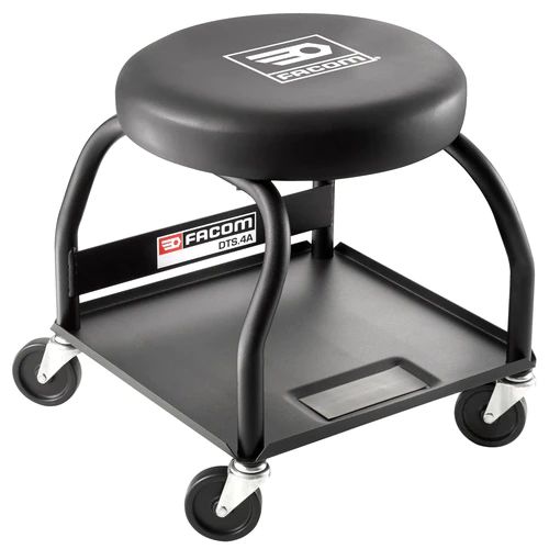 Facom 1 Tread Polyvinyl Chloride Mobile Stool 1010mm Platform Height