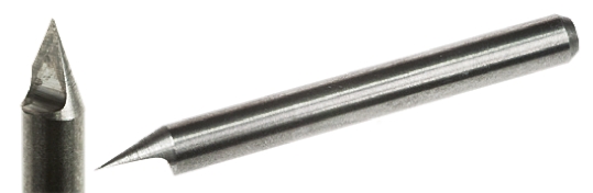 CIF Etching Machine End Mill, 0.2 mm Cutter, Carbide, 3.17mm Shank