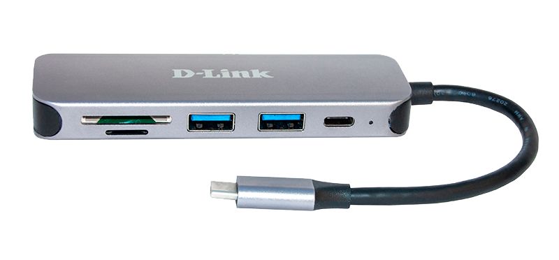 dub-2325e D-Link 3 Port USB C Hub, USB Bus Powered