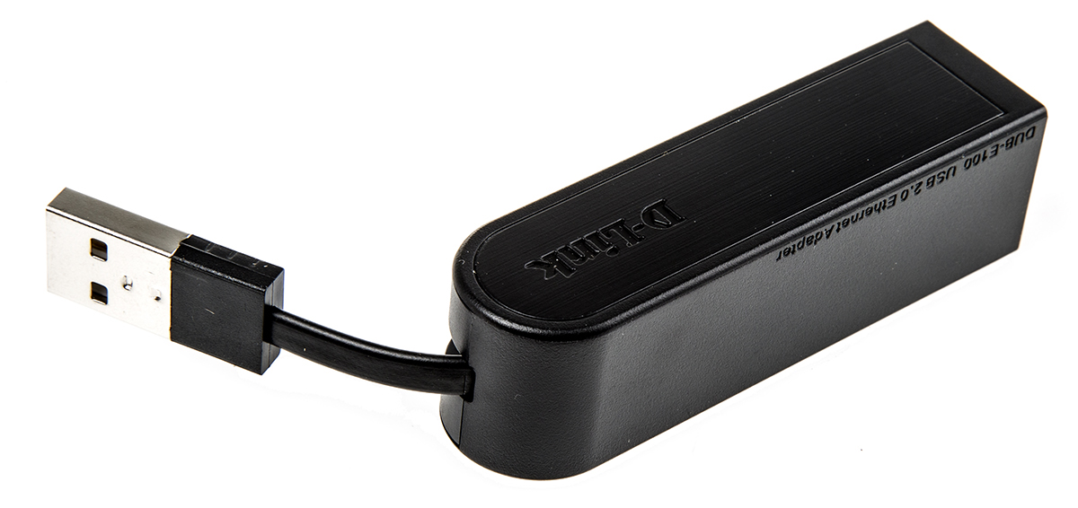 dub-e100 D-Link USB Ethernet Adapter USB 2.0 Black 100Mbps Network Speed