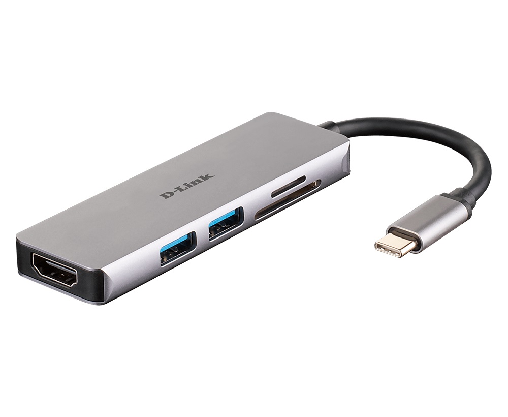 D-Link 2 Port USB 3.0 USB Hub, USB Powered, 9 mm 29 mm 96mm