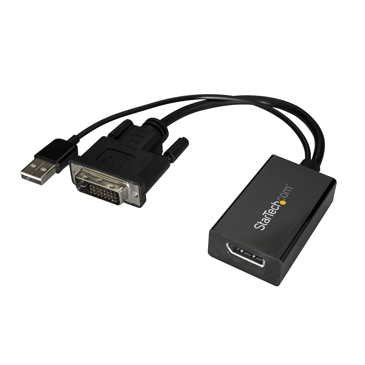 StarTech.com  1 port DVI-D to DisplayPort  Adapter 254 mm Length 1920 x 1200 pixel Maximum Resolution