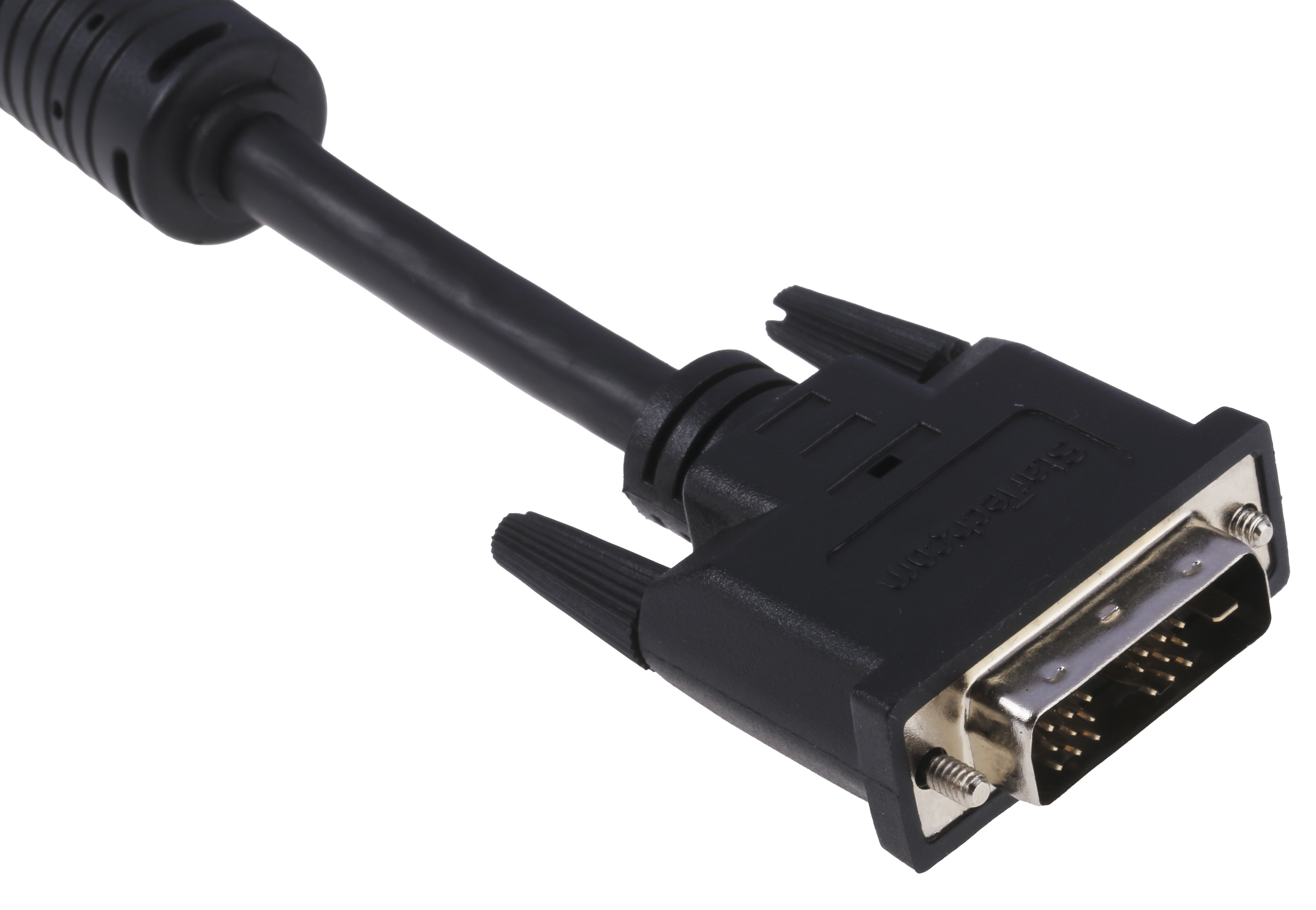 StarTech.com, Male DVI-D Single Link to Male DVI-D Cable, 2 m Black sheath Polyvinyl Chloride