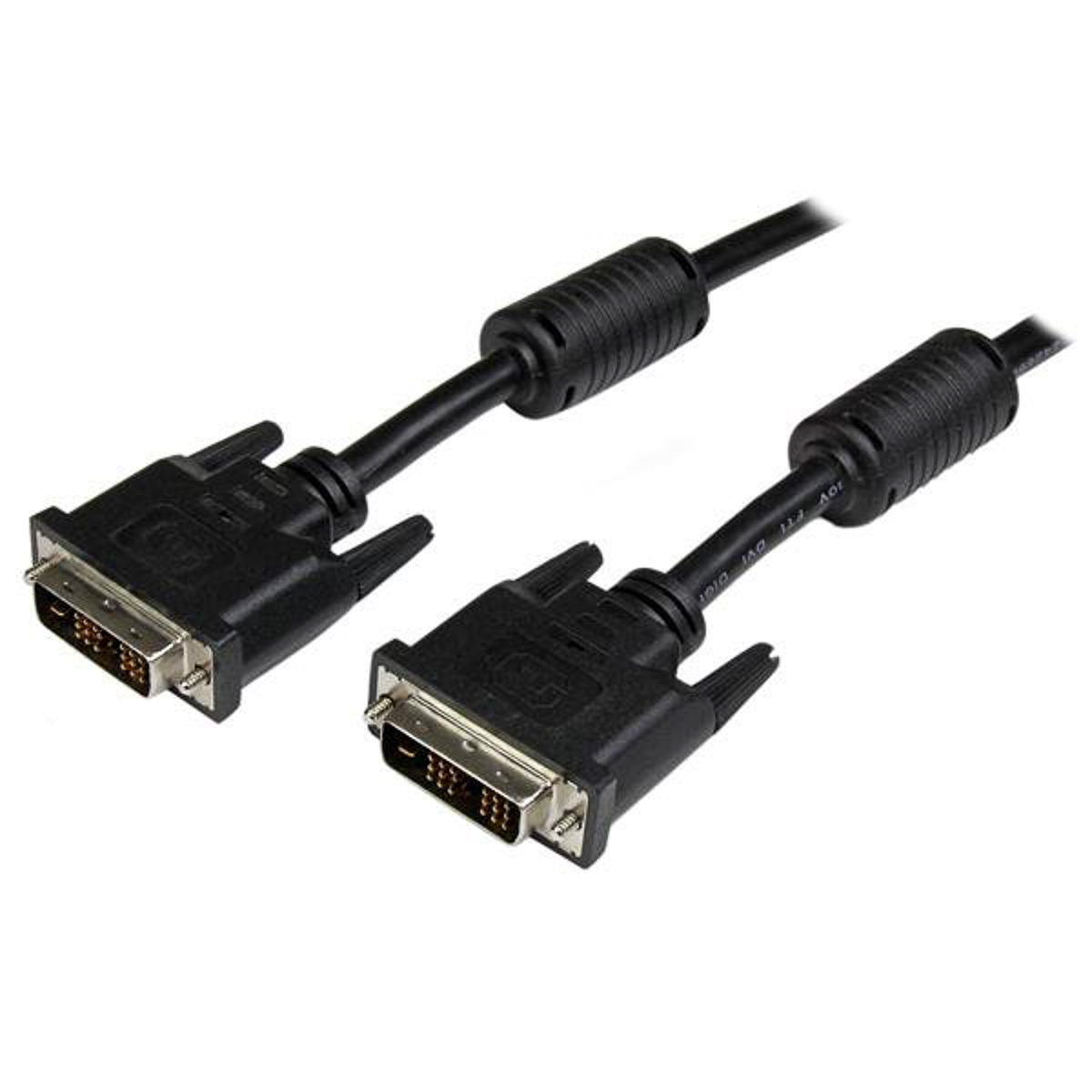StarTech.com, Male DVI-D Single Link to Male DVI-D Cable, 5 m Black sheath Polyvinyl Chloride