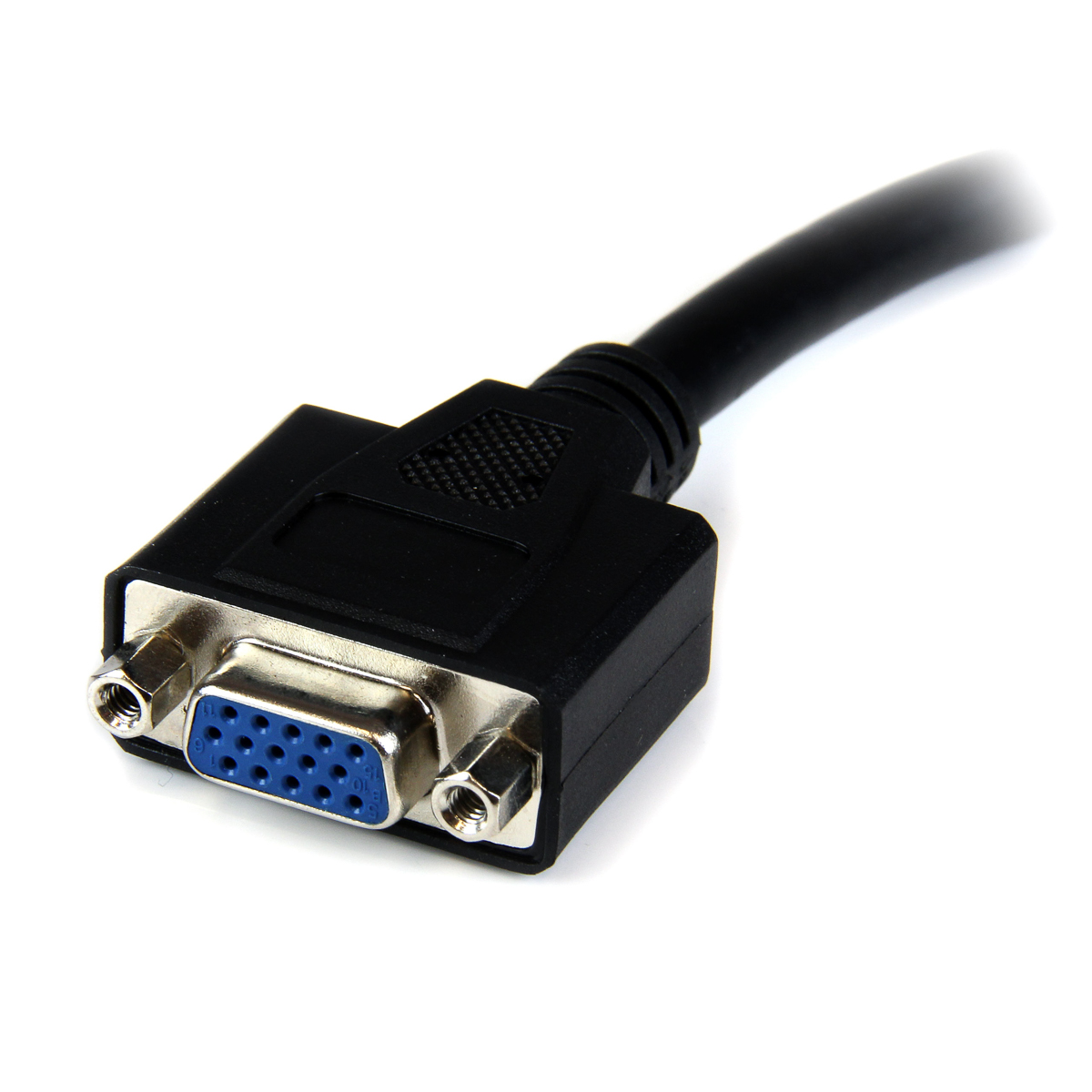 dvivgamf8in StarTech.com, Male Female Adapter Cable DVI Cable, 203 mm Black sheath Polyvinyl Chloride