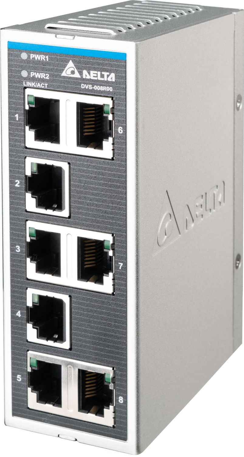 Delta Electronics Unmanaged 8 Port Ethernet Switch
