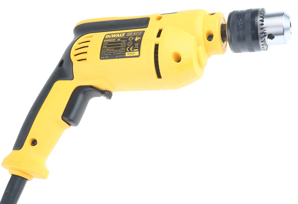 dwd024k-gb DeWALT DWD024K Keyed 240V Corded 13 mm, Type G - British 3-Pin
