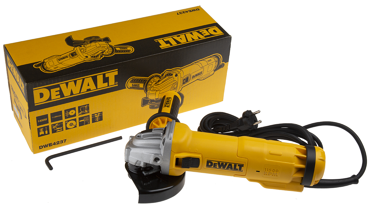 dwe4237-qs DeWALT DWE4237 125 mm Brushed 1.4 kW