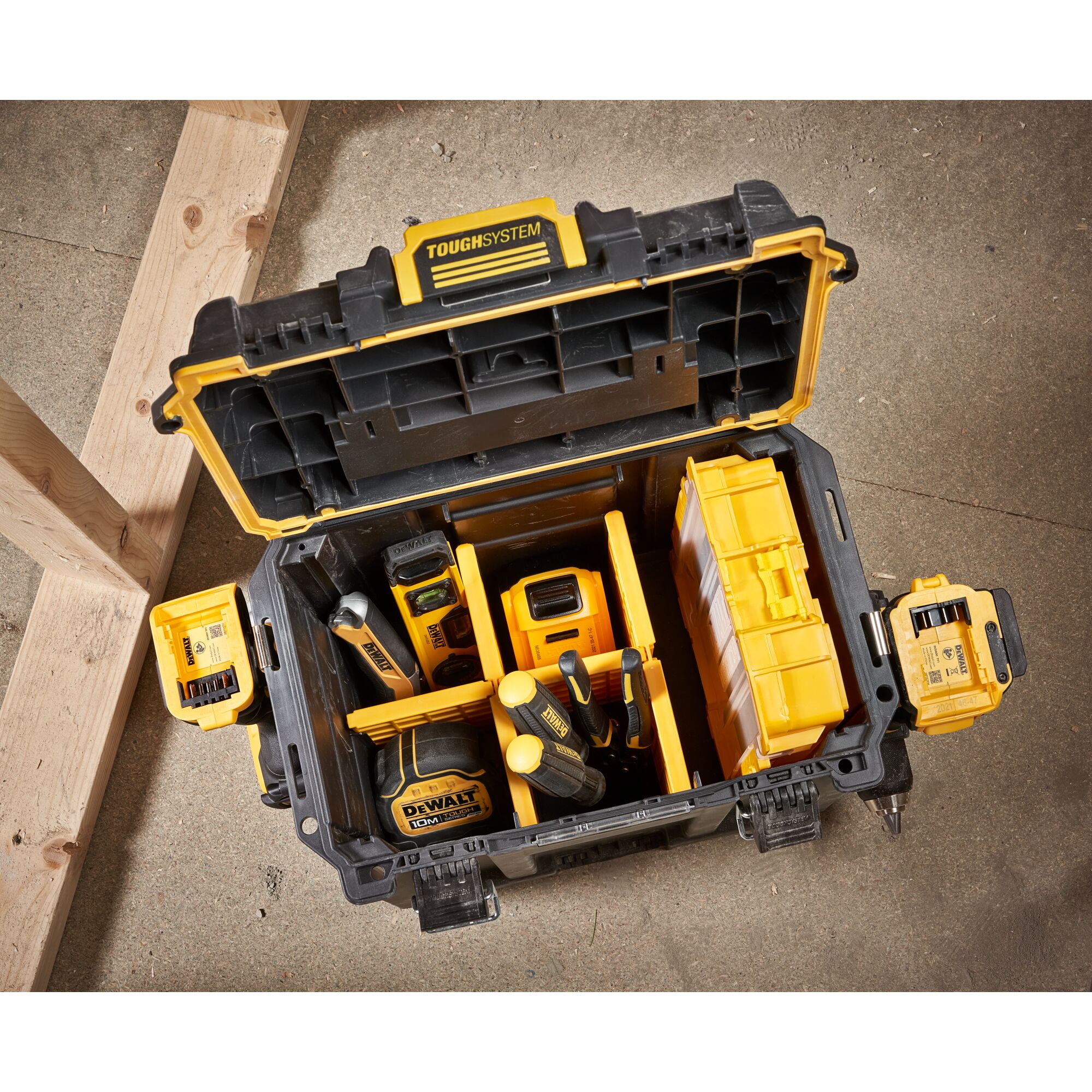 dwst08035-1 DeWALT 1 Drawer Plastic Tool Box 375 mm 365 mm 390mm