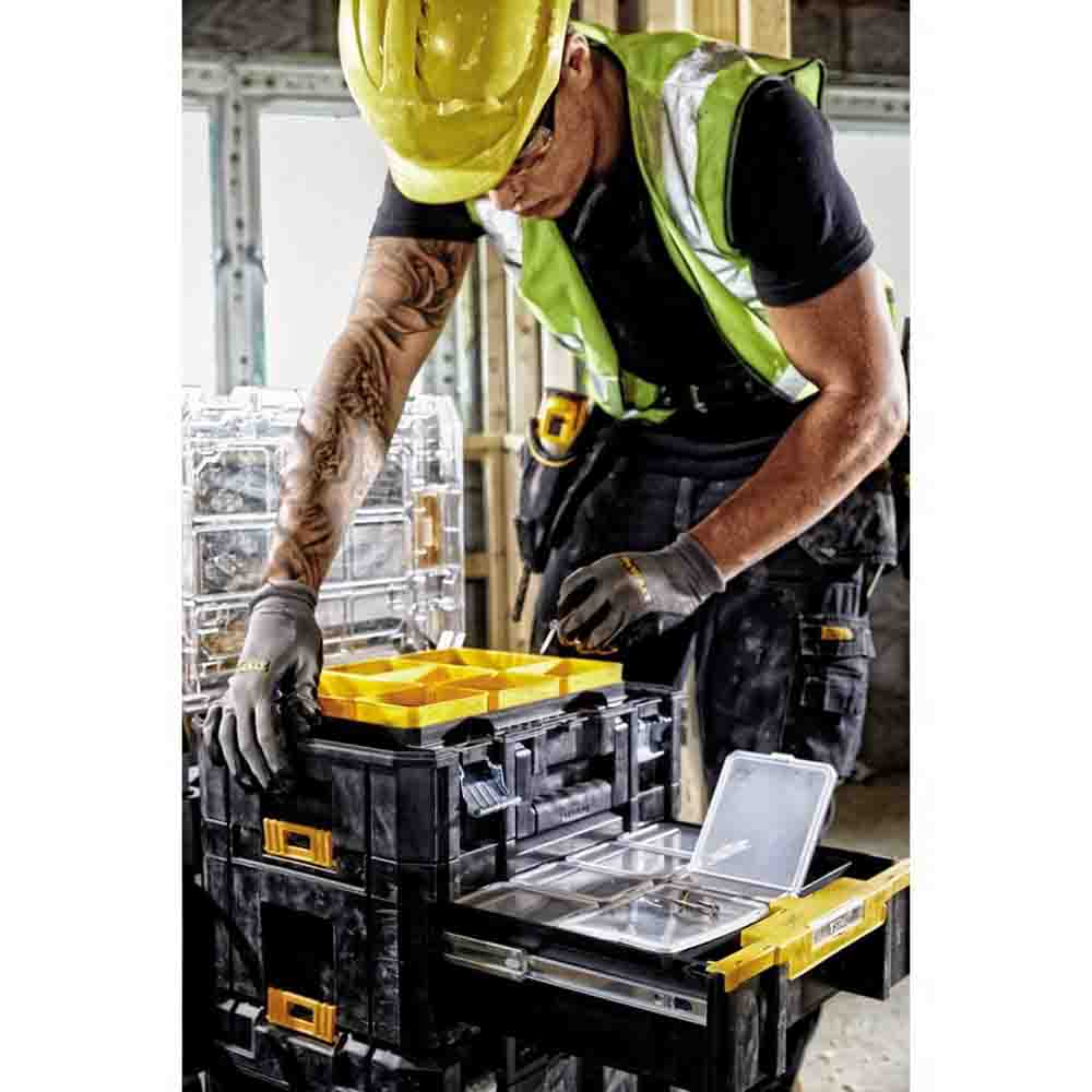 dwst1-70705 DeWALT 1 Drawer Plastic Tool Box 314.2 mm 314.2 mm 440mm