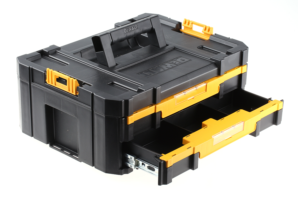 DeWALT 2 Drawer Plastic Tool Box 314.2 mm 314.2 mm 440mm