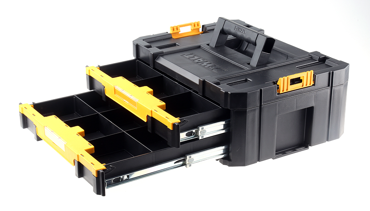 dwst1-70706 DeWALT 2 Drawer Plastic Tool Box 314.2 mm 314.2 mm 440mm