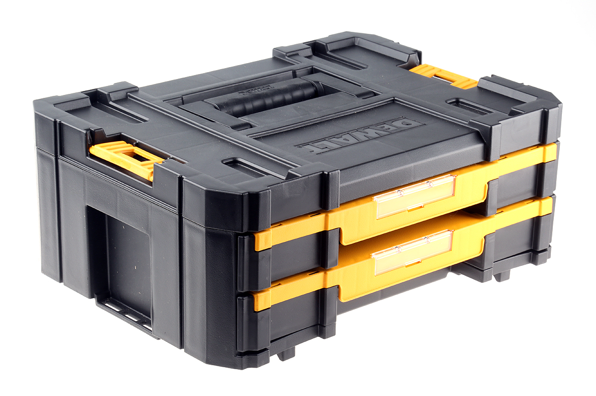 dwst1-70706 DeWALT 2 Drawer Plastic Tool Box 314.2 mm 314.2 mm 440mm