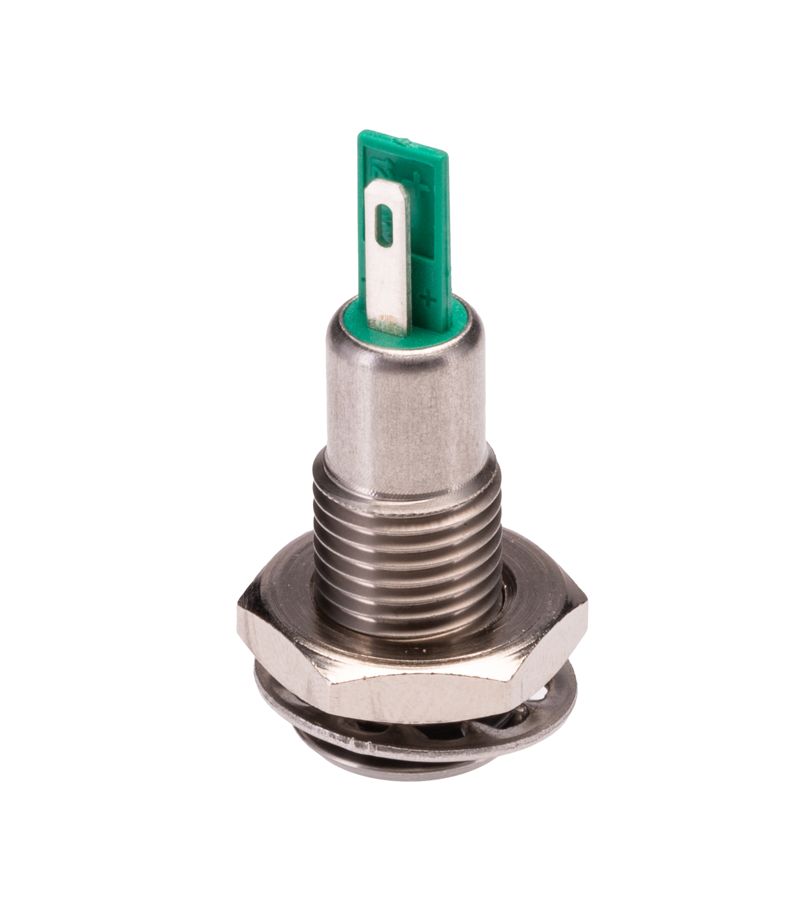 dx0505gn12 Bulgin DX Series Green Panel Mount Indicator, 12V dc, Solder Tab Termination Panel Mount, IP67