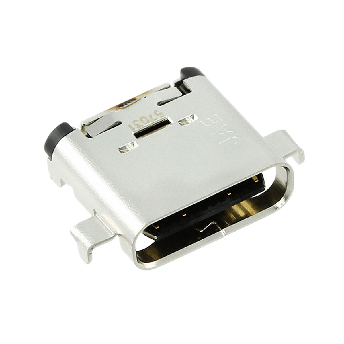 JAE Right Angle, Surface Female- 1 Port Type USB Type C USB Connector USB 3.1