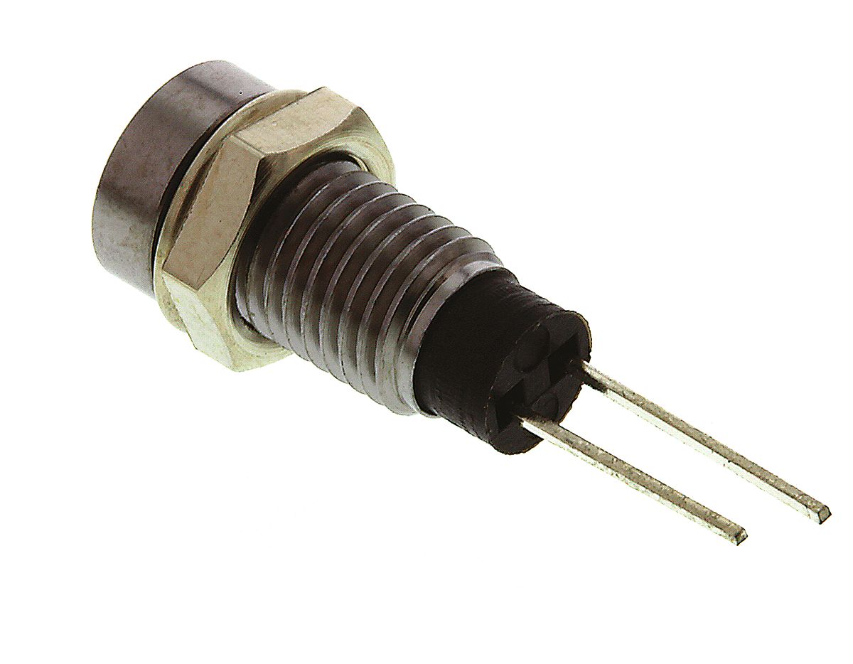 Bulgin Red Panel Mount Indicator, 2V, Lead Wire Termination