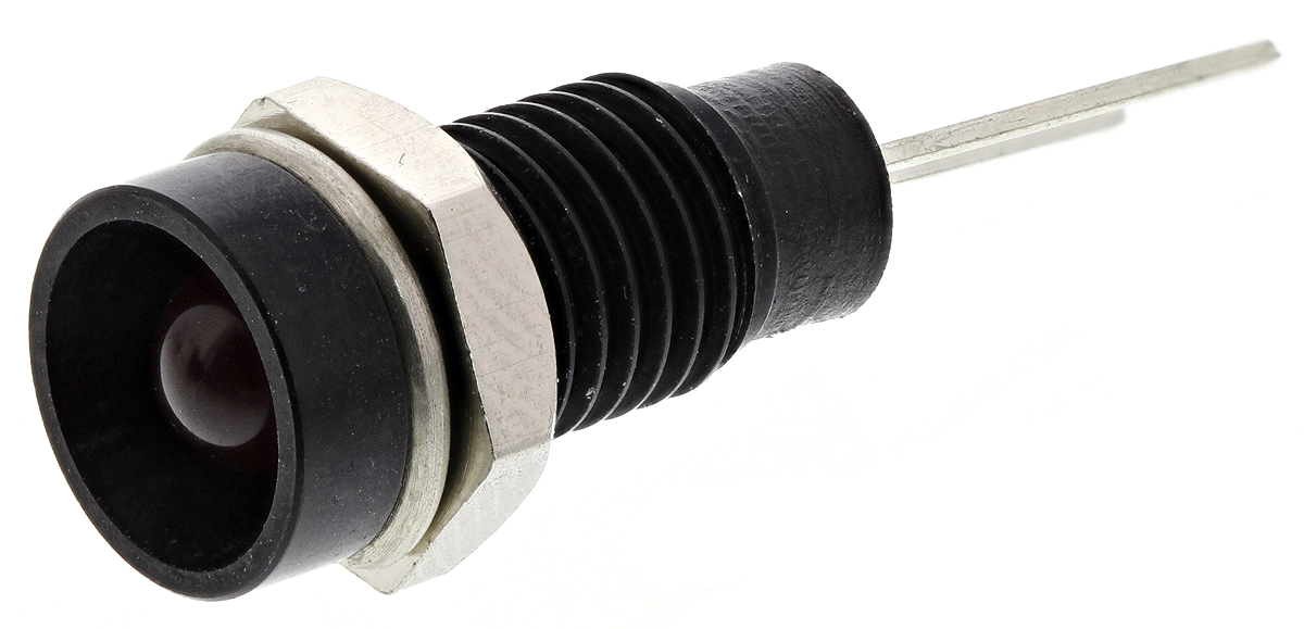 Bulgin, Red Panel Mount Indicator, Lead Wire Termination 2V, 6.1 mm