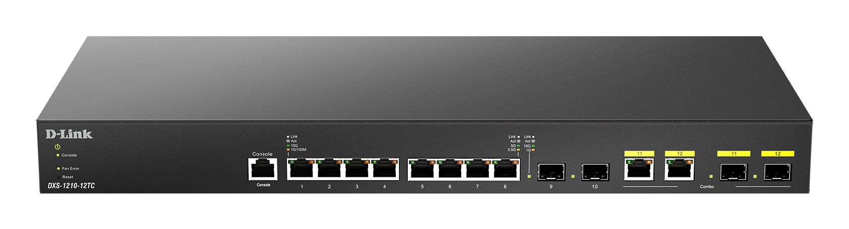 D-Link 12-Port 10G Multi-Gigabit Smart Managed Switch Smart 12 Port Smart Switch