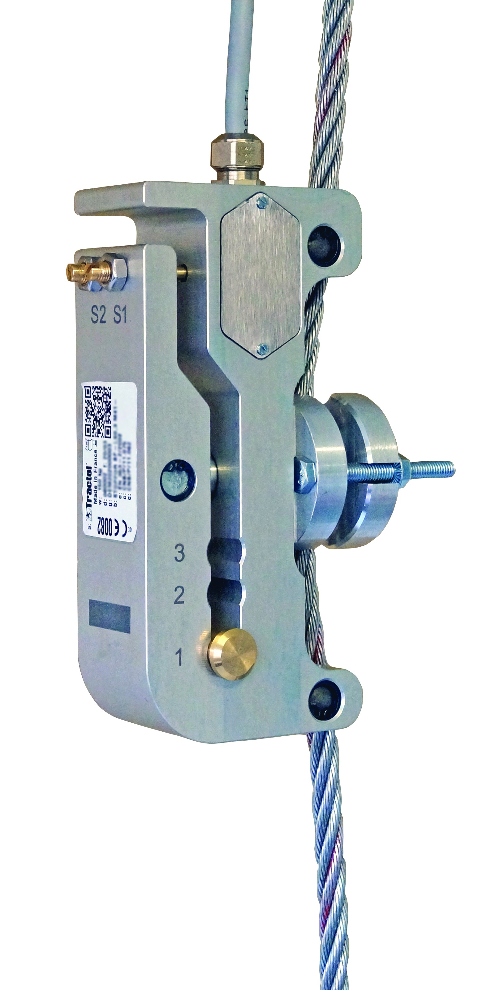 Tractel DYNASAFE MECHA 3.2 Force Gauge, Range: DynasafeTM Mecha 3.2 & 7