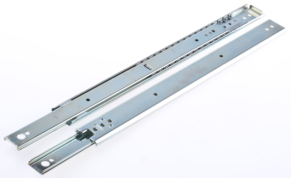 Accuride Telescopic Slide, 605 mm Depth, 2 U, 60kg Max Load