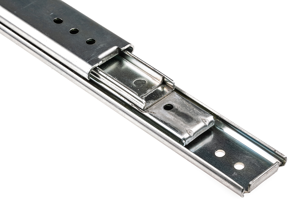 dz0301-0014 Accuride Telescopic Slide, 378 mm Depth, 2 U, 67kg Max Load