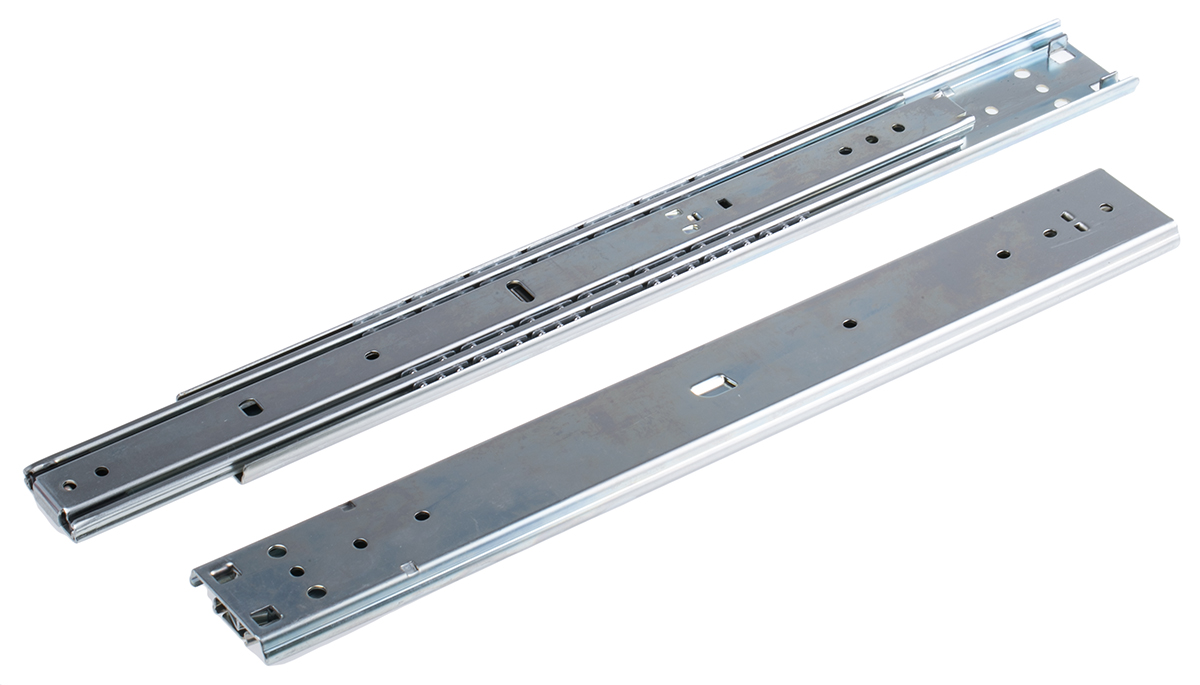 Accuride Telescopic Slide, 432 mm Depth, 2 U, 67kg Max Load