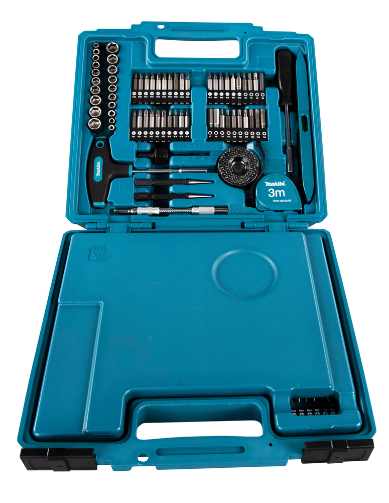 e-06270 Makita 212-Piece for Metal, Wood, 54 mm Max, 1 mm Min, Metal Bits