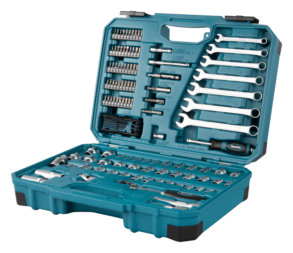 Makita 120-Piece Screw Set for Multi-Material, 21 mm Max, 4 mm Min, Metal Bits