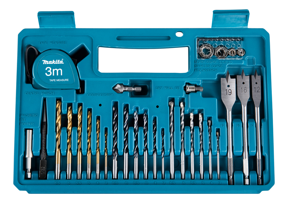 Makita 102-Piece for Wood, Metal, 54 mm Max, 3 mm Min, Metal Bits