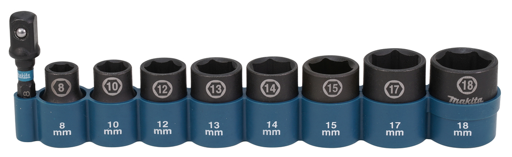 Makita 9-Piece 3/8 in Impact Impact Socket