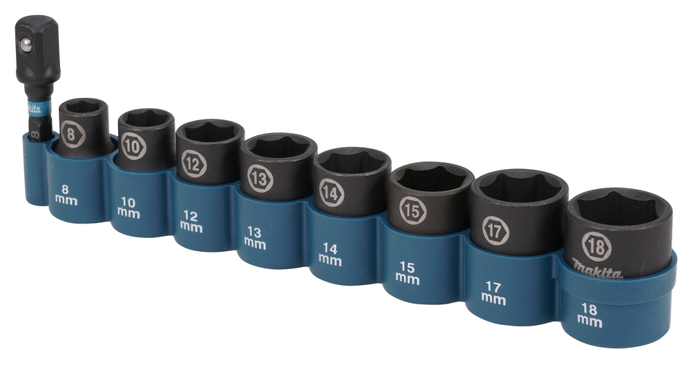 e-16639 Makita 9-Piece 3/8 in Impact Impact Socket