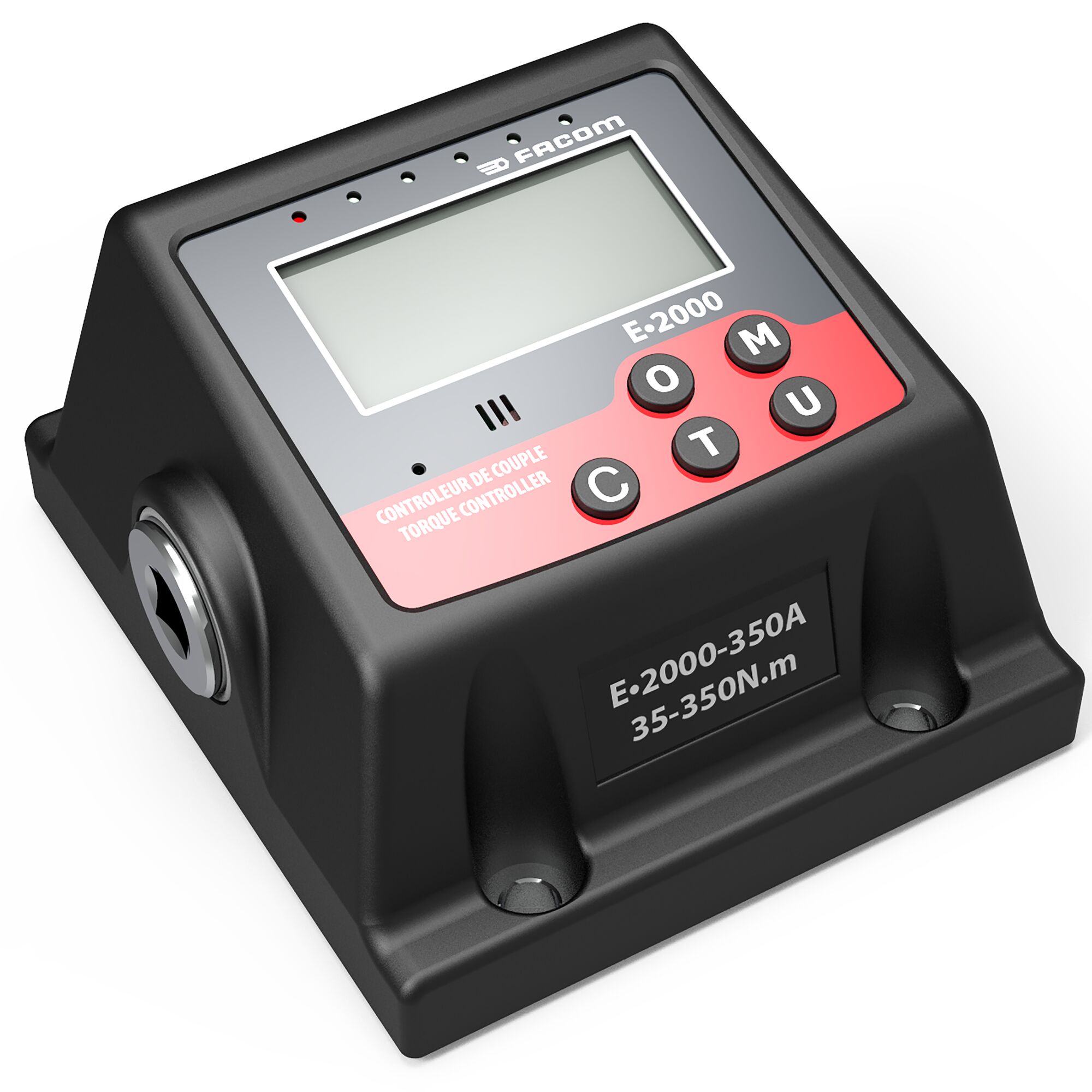 Facom Digital Torque Tester, 1/2 in Drive, 1 % (clockwise), 3 % (counterclockwise) Accuracy