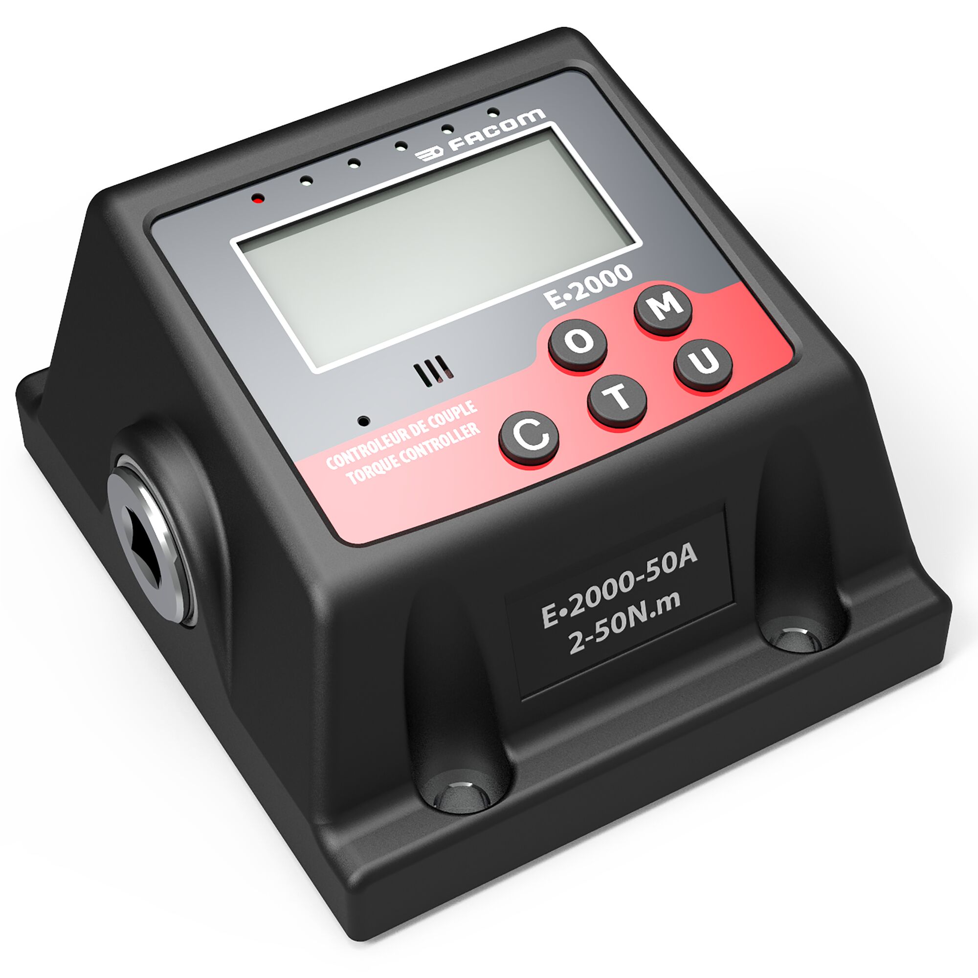Facom Digital Torque Tester, 3/8 in Drive, 1 % (clockwise), 3 % (counterclockwise) Accuracy