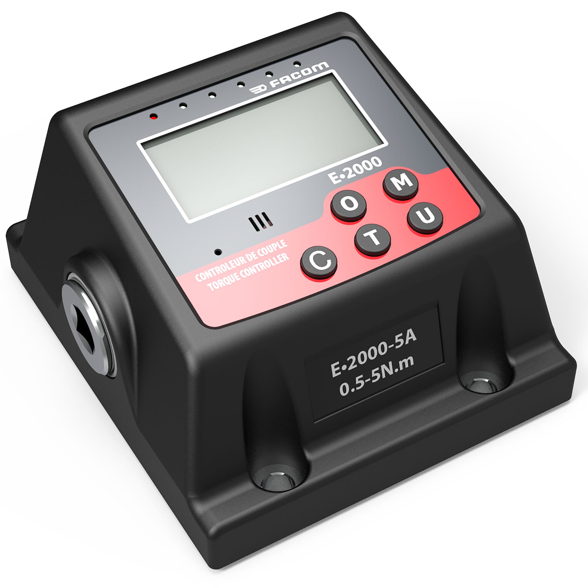 Facom Digital Torque Tester, 1/4 in Drive, 1 % (clockwise), 3 % (counterclockwise) Accuracy