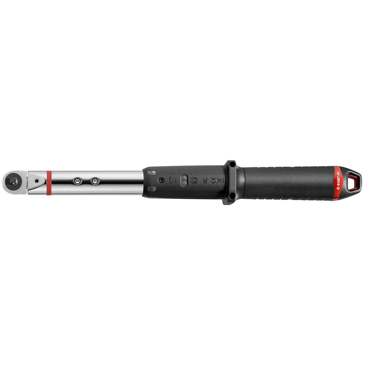 e516st-30pb Facom Smart Torque Wrench, 6 to 30 Nm, 1/4 in Drive, Square Drive