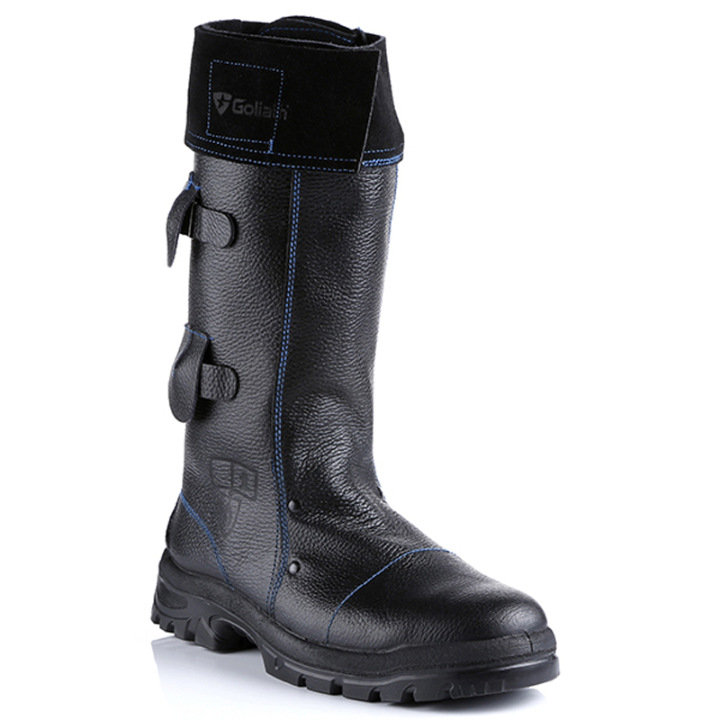 Goliath HM2004WSI Black Steel Toe Capped Safety Boots 7, EU 41 EN ISO 20349:2010
